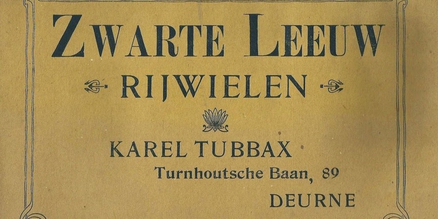 Reclame fietsen Zwarte Leeuw -Tubbax